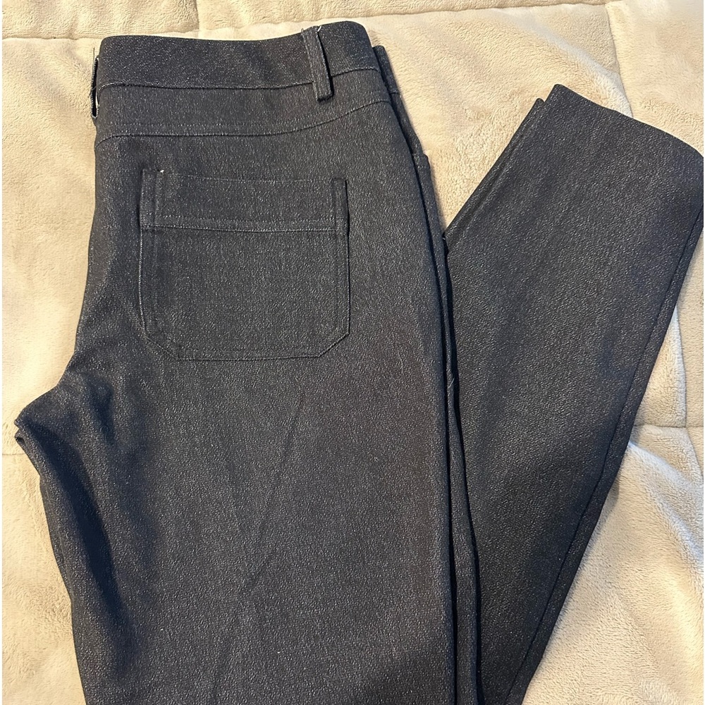 Black skinny casual pants